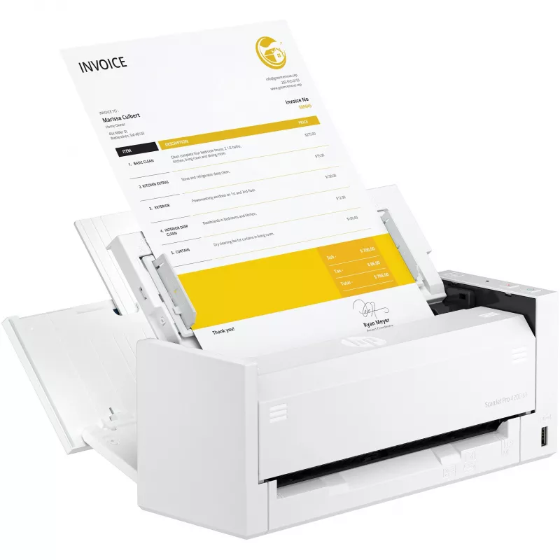 ADF skener HP ScanJet Pro 4200 s1 600 x 600 DPI A4 modrý biely