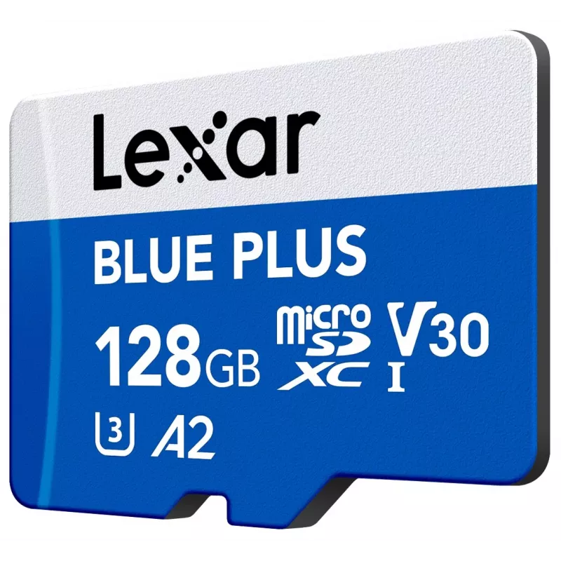 MicroSDXC pamäťová karta Lexar BLUE PLUS 128 GB UHS‑I U3 V30 170 MB/s