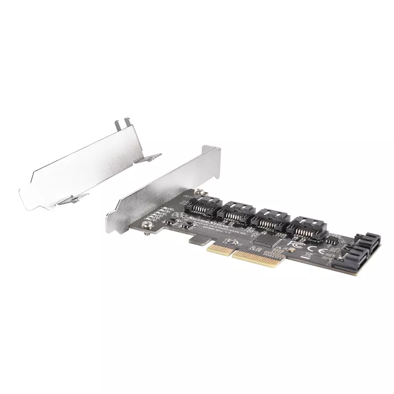 SILVERSTONE Serial ATA radič SST-ECS06 — PCIe karta so 6 SATA portami