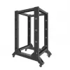 Lanberg Open Rack 19 18u 600x800 čierny Lanberg