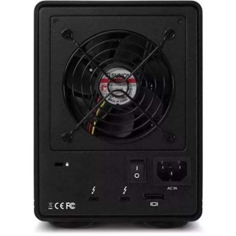 ThunderBay 4 (čierna, 4-bay externý box na disky Thunderbolt 3)