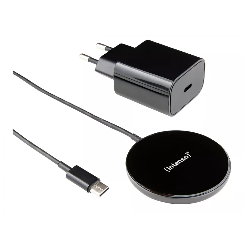 Intenso MB1 Smartphone čierny USB bezdrôtové nabíjanie rýchle nabíjanie interiér