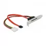 Slotový plech DeLOCK 90418 s 1 x SATA 22-pólový konektor samica externý