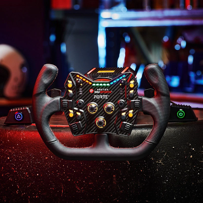 Asetek SimSports GT Rim - Open D, koža