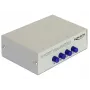 DeLock switch VGA 4 port manuálny obojsmerný - prepínač obrazovky - 4 x VGA - desktop (87635)