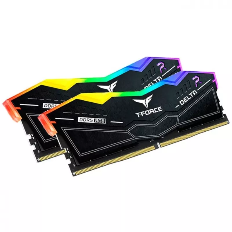 DIMM 32 GB DDR5-6400 (2x 16 GB) Dual-Kit, pamäť čierna, FF3D532G6400HC32ADC01, Delta RGB, INTEL XMP, AMD EXPO