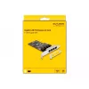 DeLOCK PCI Express x4 karta 4 x RJ45 Gigabit LAN RTL8111 - PCIe - RJ-45 - PCIe 2.0 - strieborná - PC - Windows 10 - Windows 11 - Windows 8.1 (88618)