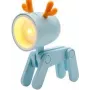 LED stolová lampa RealPower 486311 modrá 1 lampa na batérie