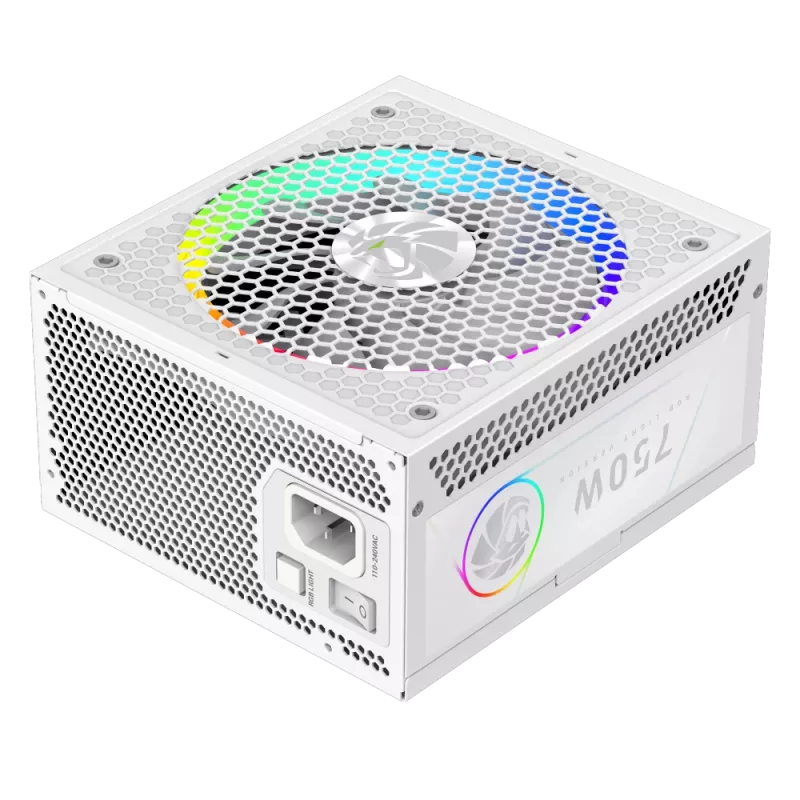 Gamemax napájací zdroj, 80 PLUS, Gold | RGB 750G WH | 750 W