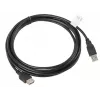 USB kábel Lanberg CA-USBE-10CC-0030-BK 3m USB 2.0 čierny