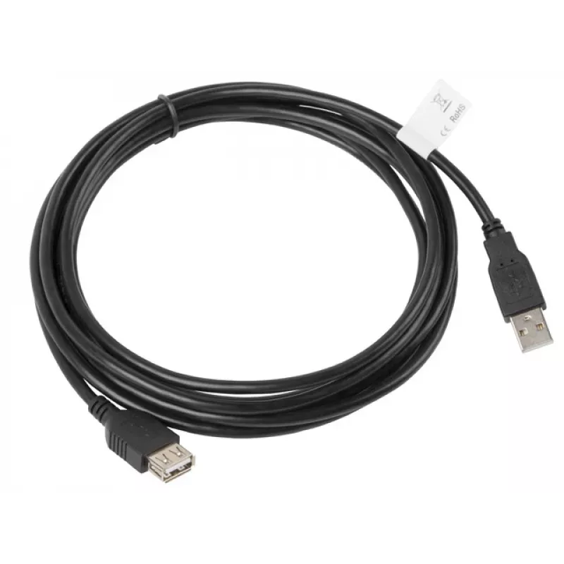 USB kábel Lanberg CA-USBE-10CC-0030-BK 3m USB 2.0 čierny