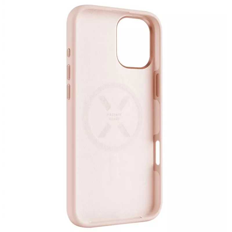 Fixed MagFlow | kryt zadnej strany | Apple | iPhone 16 Plus | tekutý silikón | ružový
