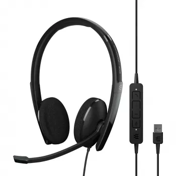 EPOS ADAPT 160 USB II headset káblový cez hlavu kancelária/call centrum USB Type-A čierny