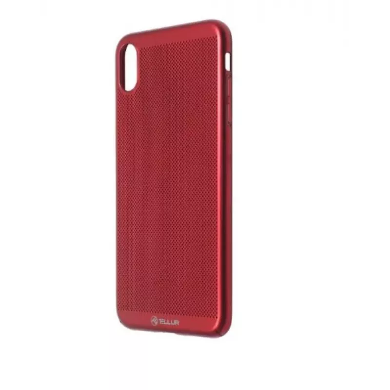 Ochranný kryt na odvod tepla Tellur pre iPhone XS — červený
