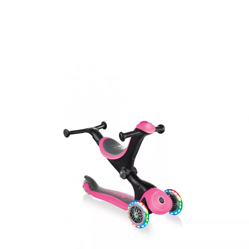 Globber | kolobežka | ružová | Scooter Go Up Deluxe Lights