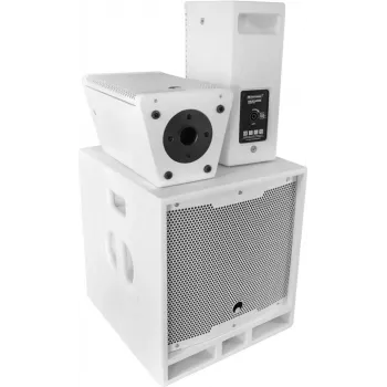 Aktívny PA reproduktor Omnitronic MAXX-1206DSP biely 120W RMS