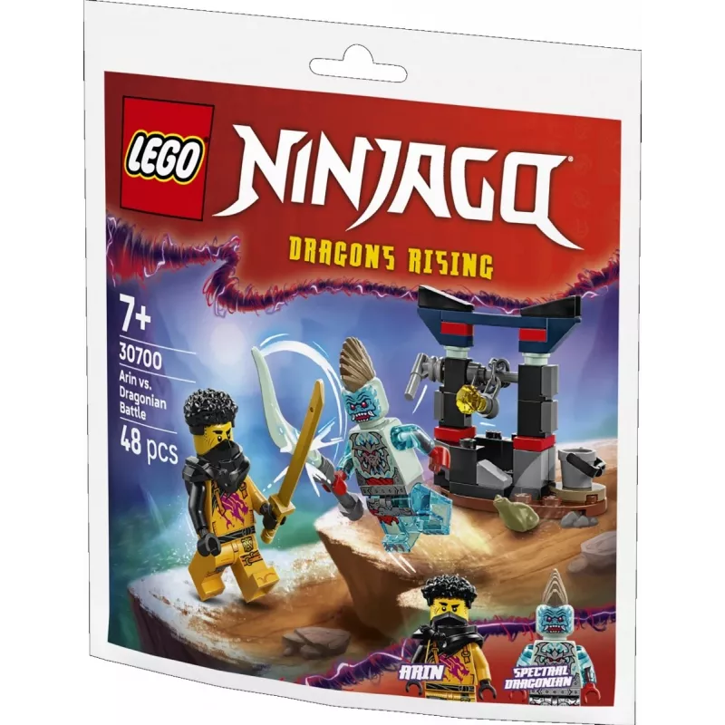 Stavebnica LEGO sada 30700 Arin boj s dračím mužom Polybag (minisada)