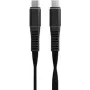 Menatwork NCABLE-LE-UC-UC-1.2M USB kábel 1,2 m USB C čierny (NCABLE-LE-UC-UC-1.2M)