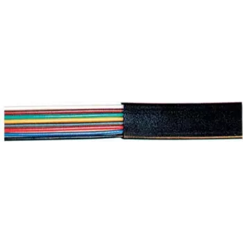 Telefónny kábel ShiverPeaks S/CONN 8-žilový plochý, čierny, 10 m