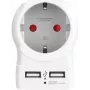 Skross 1500282 Medzizásuvka s USB biela (1500282)