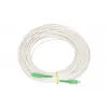 Optický kábel Extralink EX.16309 20 m, FTTH G.657.A2, SC–SC, zelený/biely