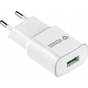 USB sieťová nabíjačka YENKEE YAC 2023WH 18W 3A Quick Charge 3.0