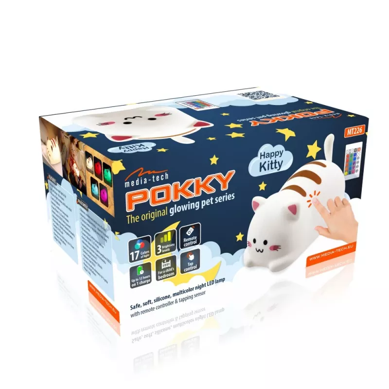 Media-Tech Pokky Happy Kitty MT226 LED nočné svetlo