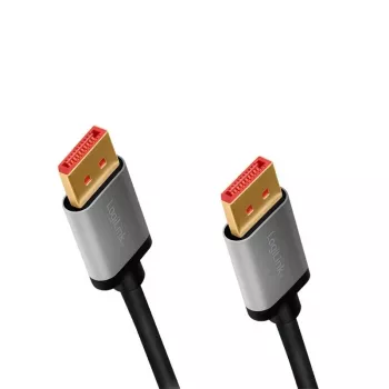 LogiLink DisplayPort kábel 1 m čierny sivý CDA0104