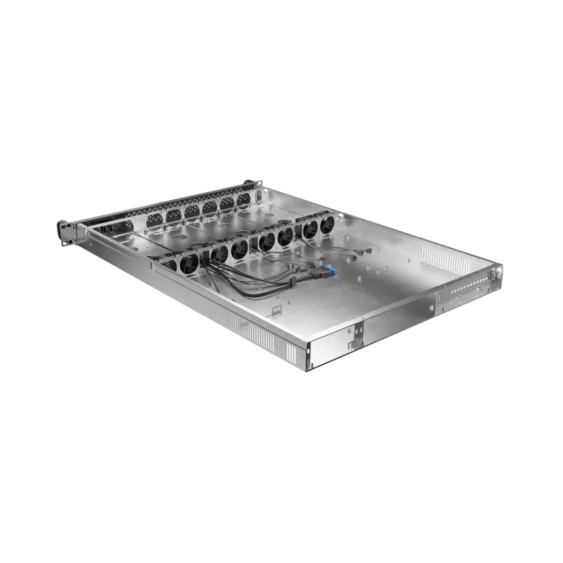 Rackové puzdro Lanberg SC01-6501-12B 1U čierne 8 ventilátorov HDD SSD