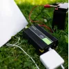 Menič napätia Green Cell INV14 300W DC 24V na 230V s USB, zásuvka typu E, aktívne chladenie