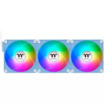 Thermaltake CT140 EX Reverse ARGB 140mm skriňový ventilátor 3 balenie hortenzijová modrá
