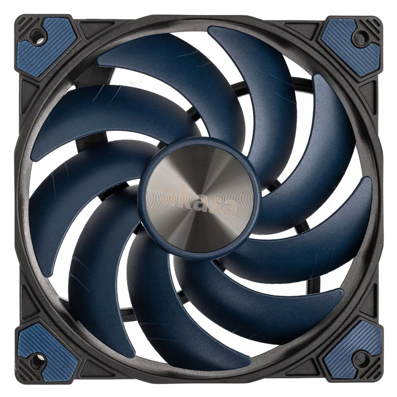 AKASA ALUCIA SC 120mm ventilátor do skrine - modrý