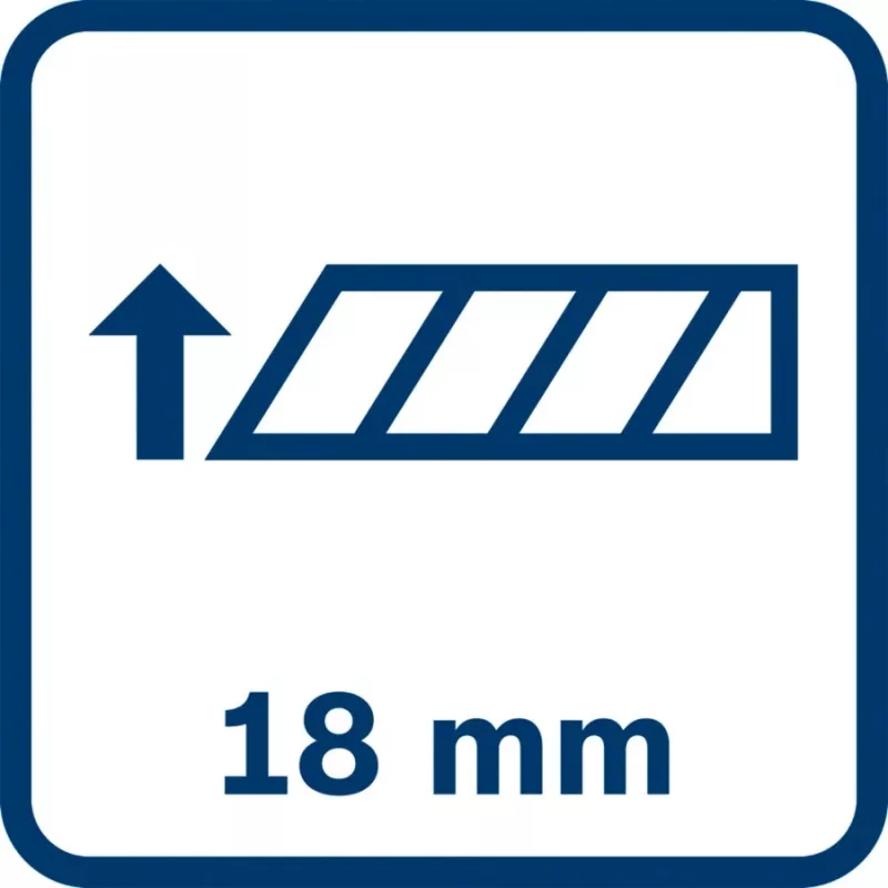 Bosch Professional 1600A01TH6 odlamovací nôž, 18 mm, modrý