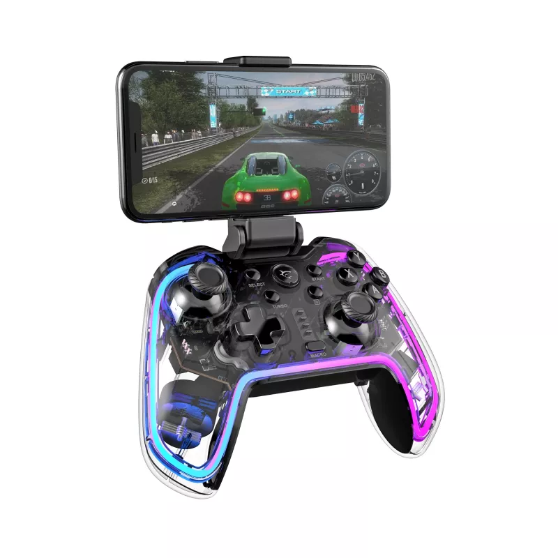 Herný ovládač White Shark GPW-8040 RGB Wireless Bluetooth, model PRAETORIAN