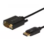 SAVIO kábel DisplayPort na VGA (D-Sub) 1,8 m, čierny