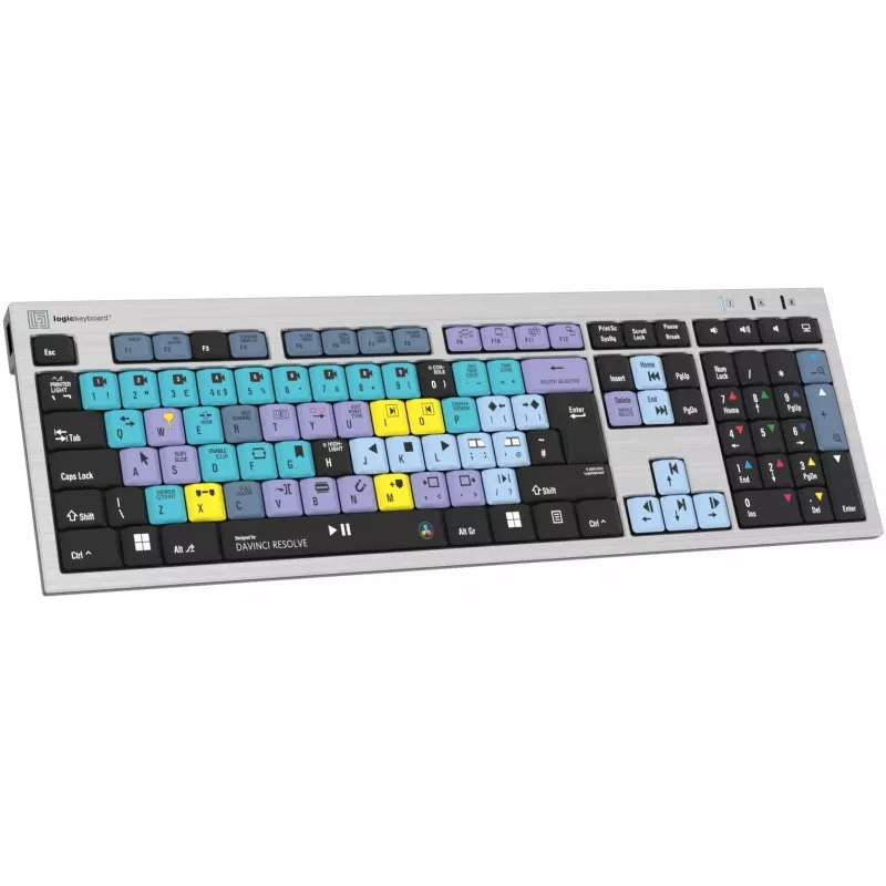Logickeyboard LKB-RESC-AJPU-UK klávesnica kancelária USB QWERTY anglická