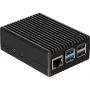 Joy-IT RB-AlucaseP5-08 puzdro SBC vhodné pre vývojové dosky Raspberry Pi obsahuje (RB-AlucaseP5-08)