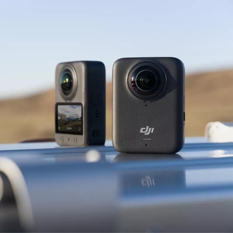 Akčná kamera DJI Osmo 360 Standard Combo – 8K Ultra HD, 120 MP CMOS, 240 fps, elektronická stabilizácia, 2 inch displej, MicroSD, 183 g, čierna
