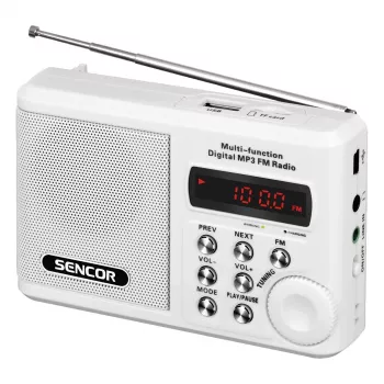 Prenosné rádio SRD 215 W MP3, USB, SD