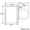 Bosch WNC254A0SN práčka so sušičkou 10,5 kg / 6 kg 1400 ot/min