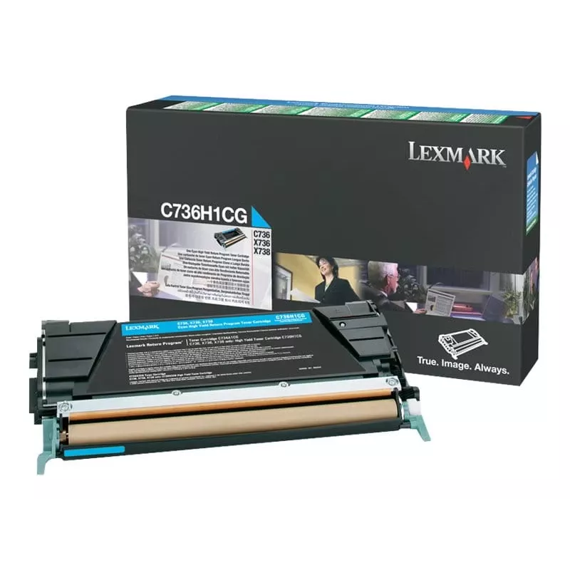 Lexmark C736H1CG - toner azúrový - pre C736dn, C736dtn, C736N, X736de, X738de, X738dte