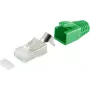 Konektor kábla RJ-45 S/CONN 72067-10G zelený biely