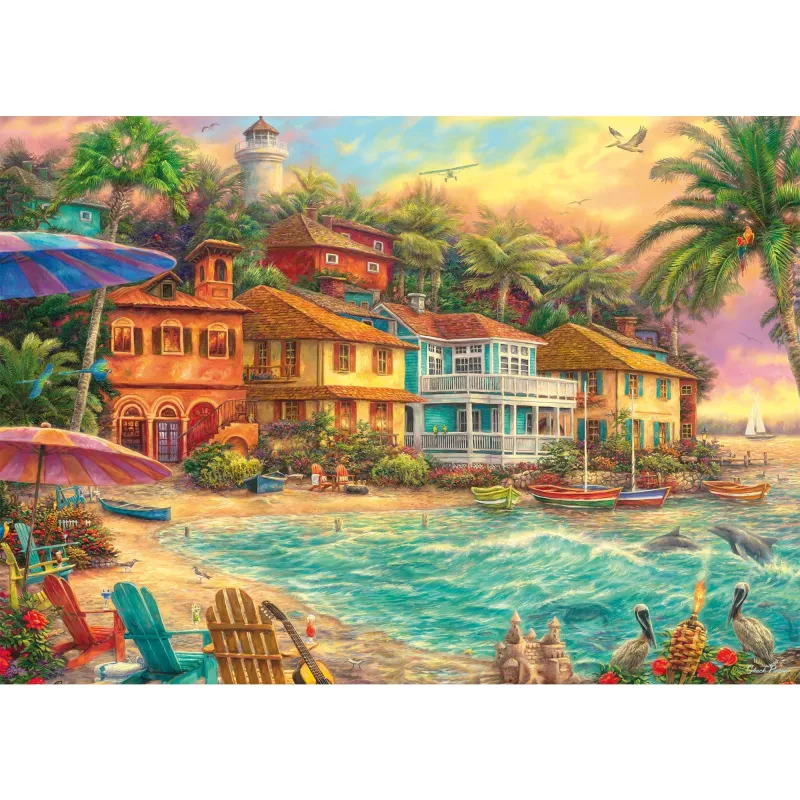 Chuck Pinson: Ostrovný čas, puzzle 1000 dielikov