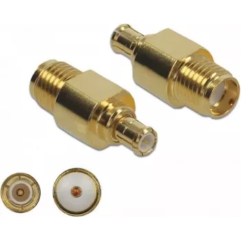Kábel adaptér DeLOCK 89959 SMA MCX zlatý