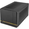 SilverStone SUGO SG14B - Tower - Mini-DTX - bez napájacieho zdroja (ATX / PS/2) - čierna - USB/Audio (SST-SG14B)
