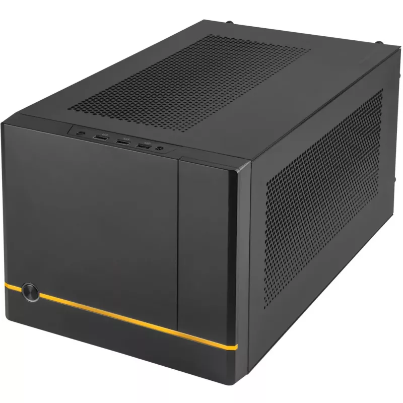 SilverStone SUGO SG14B - Tower - Mini-DTX - bez napájacieho zdroja (ATX / PS/2) - čierna - USB/Audio (SST-SG14B)