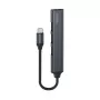 USB 3.0 4-portový hub SAVIO AK-71 s USB-C host, 5000 Mbit/s, 2 roky záruka