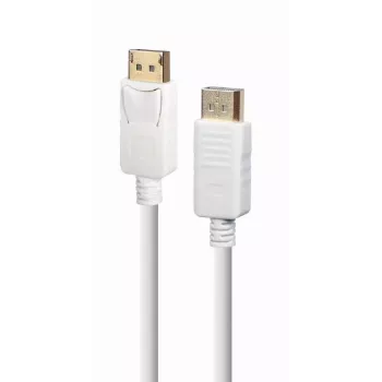 DisplayPort kábel Gembird CC-DP2-6-W – DisplayPort na DisplayPort, 1,8 m, biely