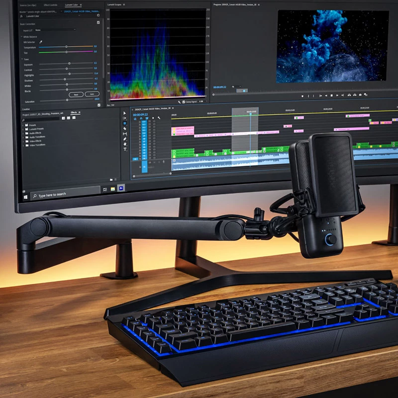 Broadcast mikrofónny stojan Elgato Wave Mic Arm LP montáž na stôl čierny 1,69 kg