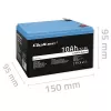 Akumulátorový balík LiFePO4 QOLTEC 10Ah 12,8V 128Wh s integrovaným BMS